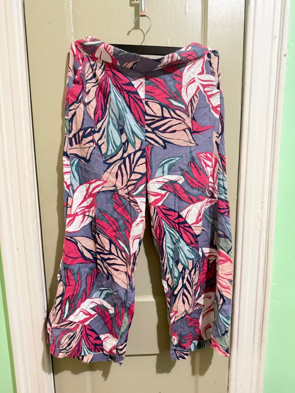 Christian Siriano Pink, Teal & Cream Printed Garment